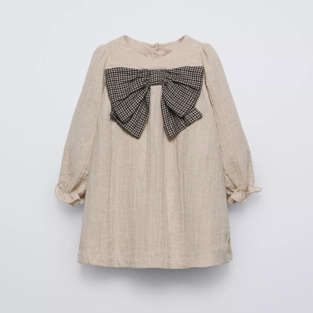 Textured Bow Dress